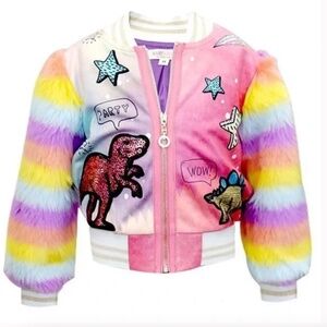 Lola + The Boys Girls Faux Jacket